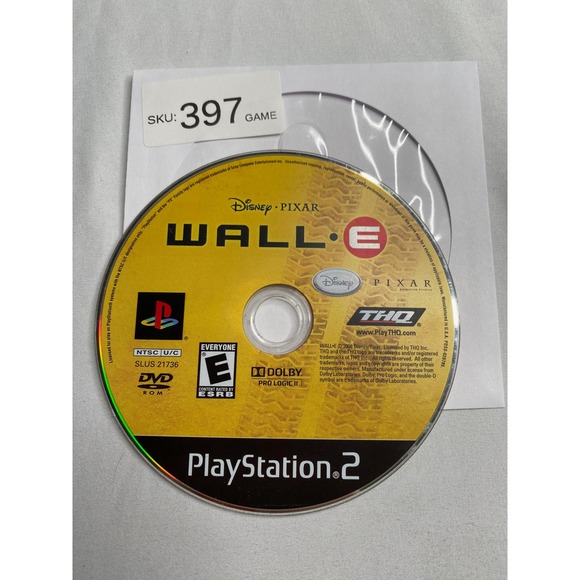 Disney Other - Disney Pixar WALL-E Sony PlayStation 2 PS2 Game Disc Only